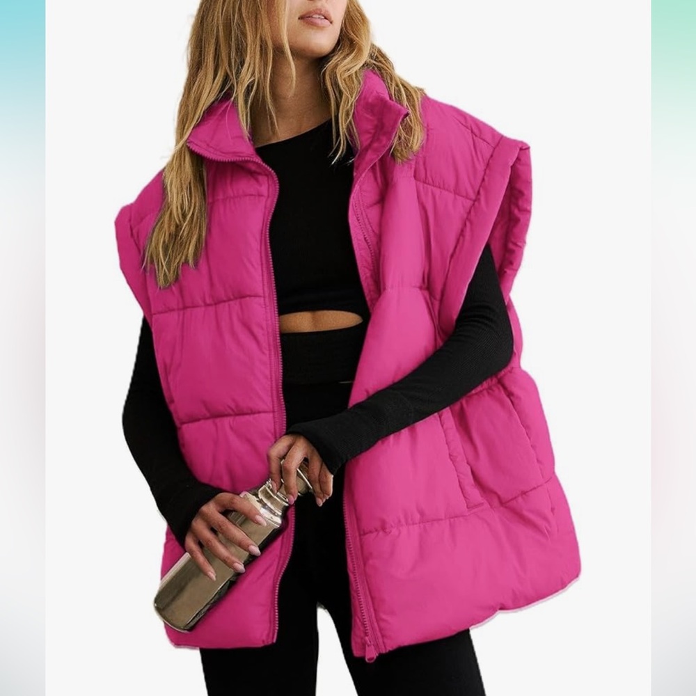 Pink Puffer Vest
